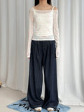 Y2K-inspired long sleeve shirt with star print and Korean style, soft and chic addition to your alt wardrobe