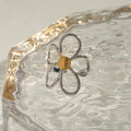 Rust-proof stainless steel daisy ring for daily wear