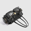 AGCW product detail shot of retro French black brown bag