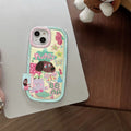 Oval puff design iPhone case for kidcore aesthetic lovers