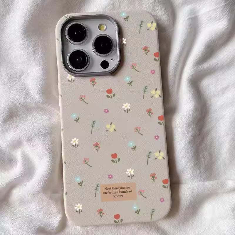 Elegant retro floral phone case for a stylish touch