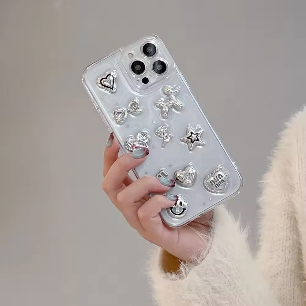 Korean Spicy Girl Aesthetic iPhone Case in Pink