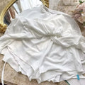 Korean fashion streetwear mini skirt for soft girl looks
