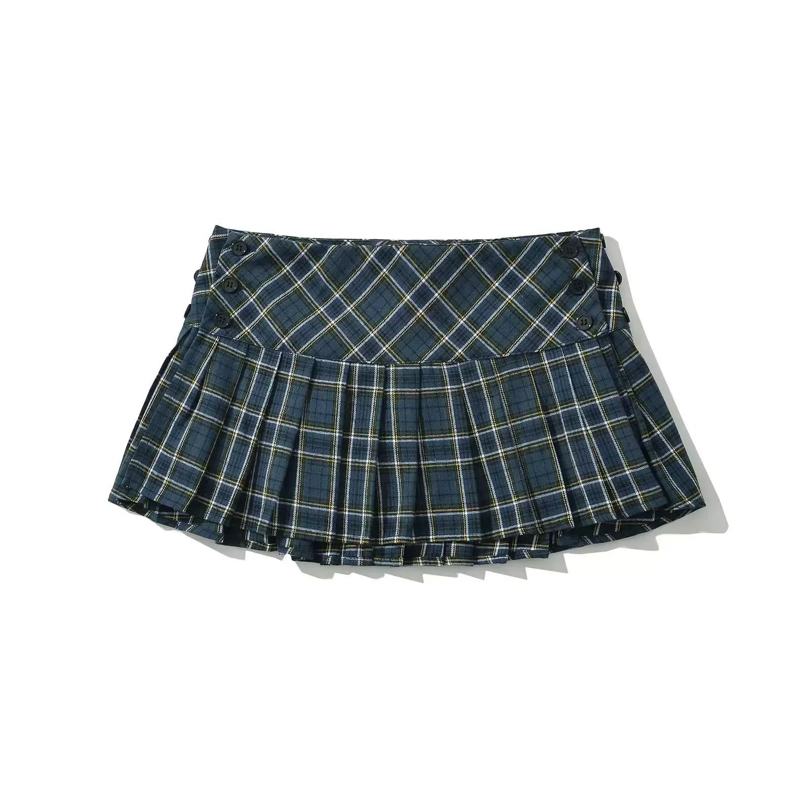 Y2K streetwear plaid skirts for aesthetic outfits and soft girl look