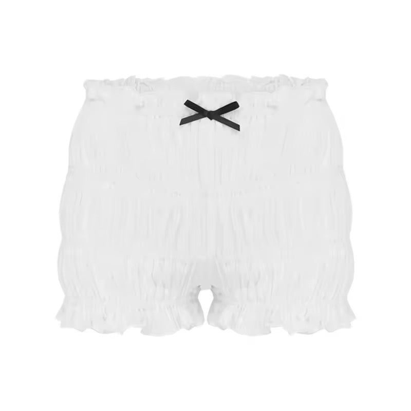 Cottagecore vintage-inspired pettipants shorts for soft girl outfits