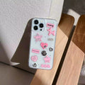 Y2K Aesthetic Shockproof Phone Case with Love Heart Design