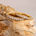 Stylish stacking ring with modern minimalist design