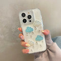 Glitter Raindrop iPhone Case for Trendy Aesthetic Lovers