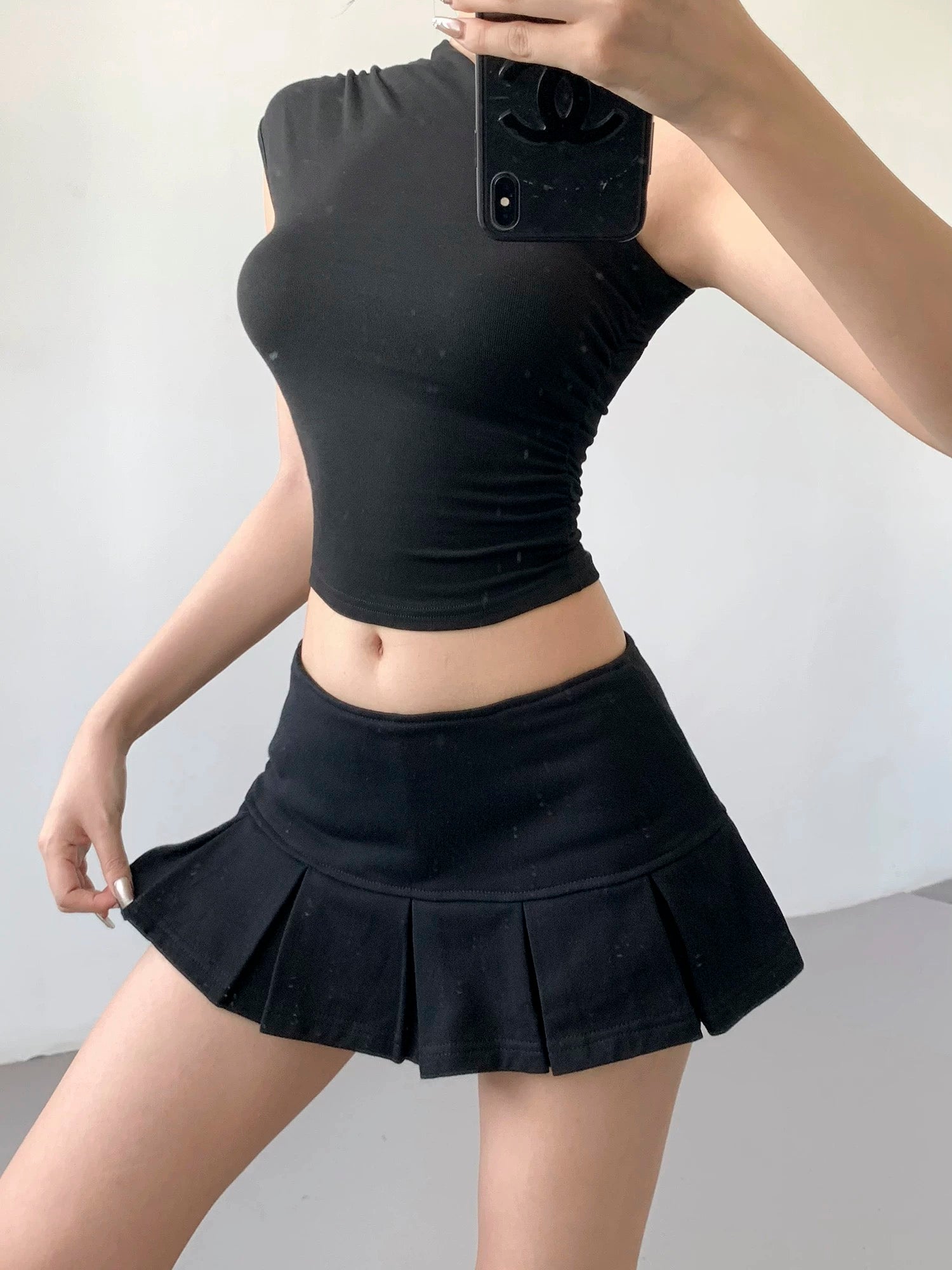 Korean fashion Y2K skort with high comfort fit