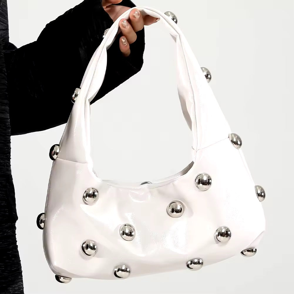 PU leather crossbody bag with magnetic hasp
