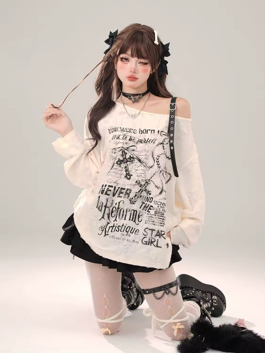 alternative girl fashion tee grunge style