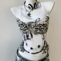 Close-up of the Hello Kitty print highlighting the Japanese aesthetic of the tank top