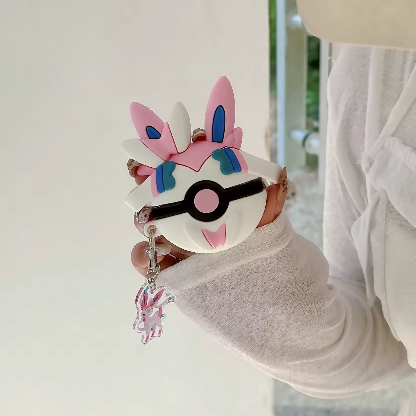 Soft silicone AirPods case with anime style