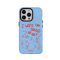 Dreamy coquette-style magnetic back phone case