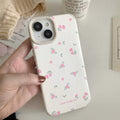 Lightweight floral leather phone case for everyday use