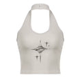 Alternative fashion halter top for streetwear lovers