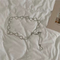 Gothic fashion heart belt for layering over skirts