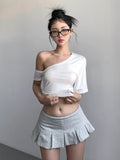 Sexy American style pleated skirt for everyday wear