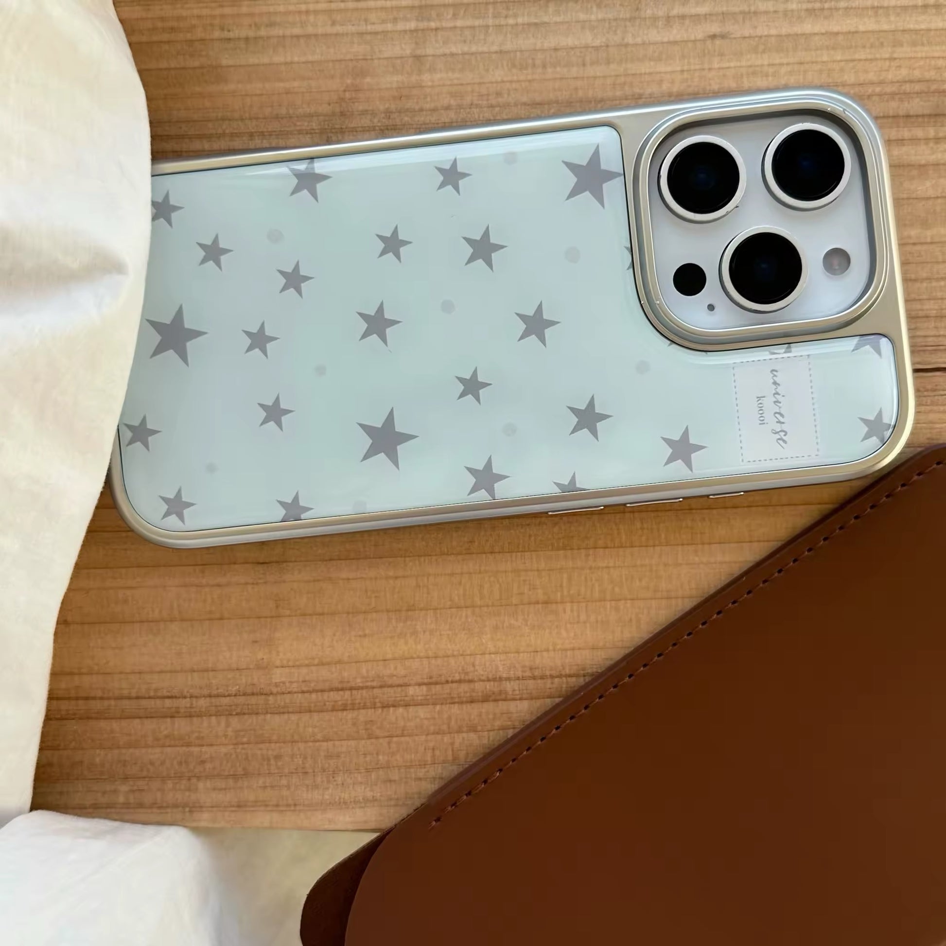 The iPhone case alongside matching soft girl accessories