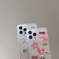 Y2K Trendy Coquette iPhone Case with Glitter