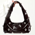 High-capacity fashion tote with oil wax finish