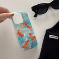 Summer vibe iPhone 16 case with bubble texture