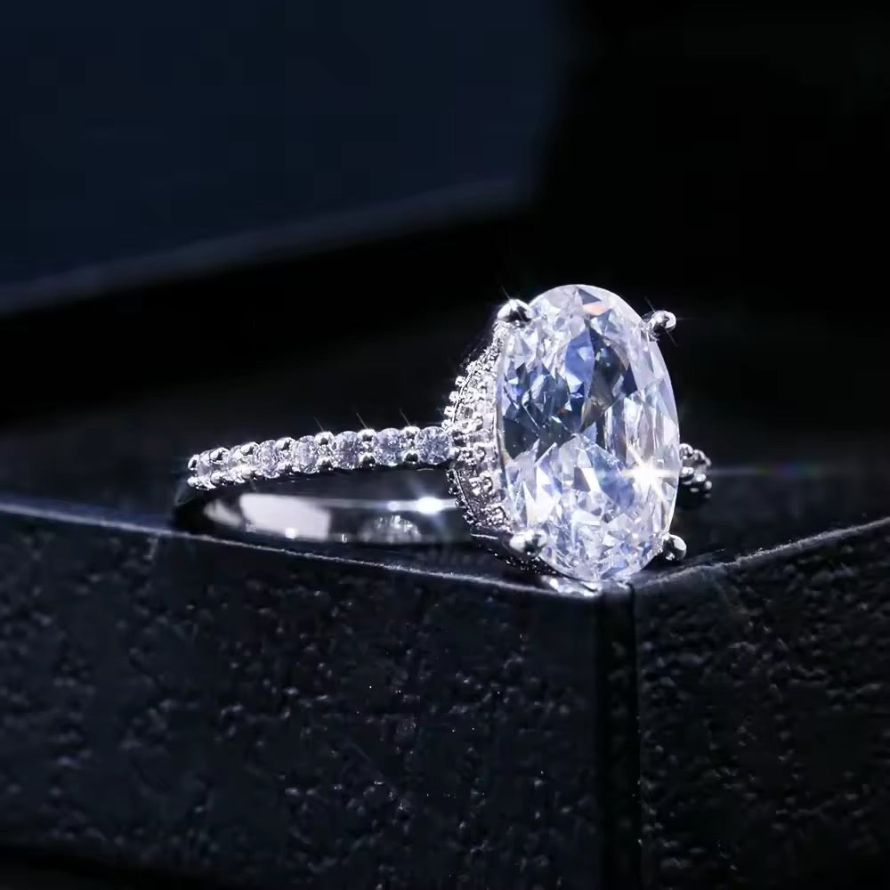 Wedding anniversary gift silver ring