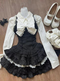 Japanese Harajuku inspired outfit with oversized bow details
