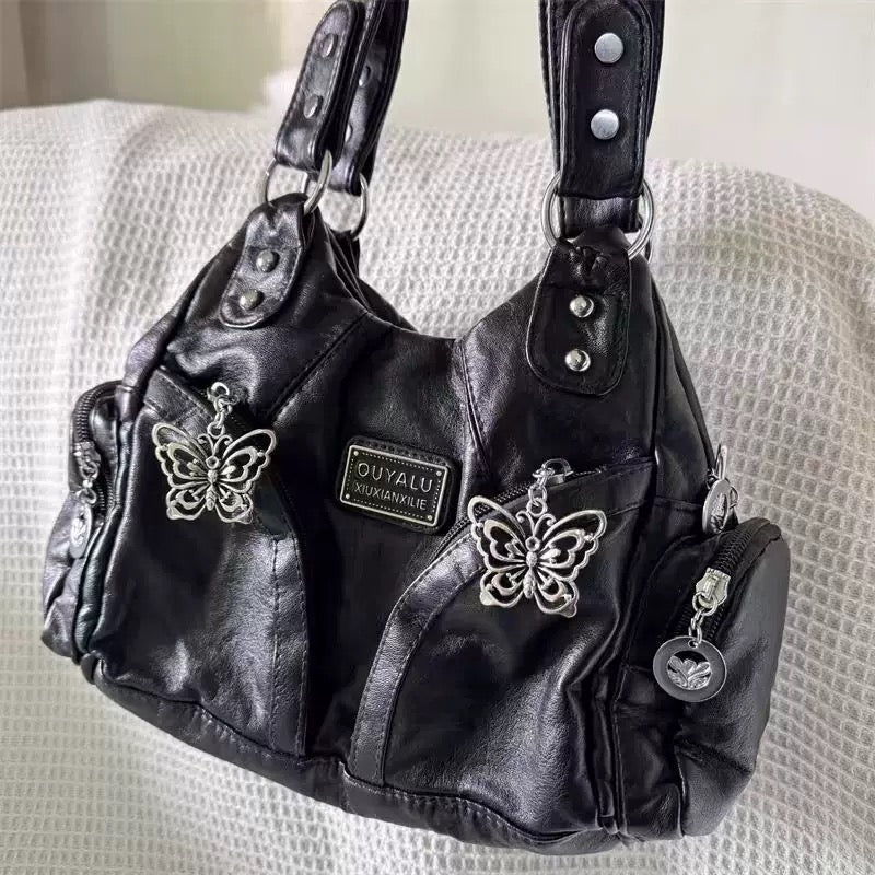 Women’s gothic streetwear crossbody bag
