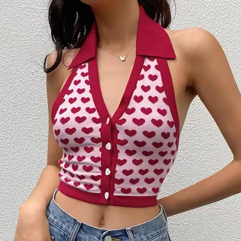 Y2K aesthetic crop top in soft and comfy fabric