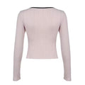 Coquette aesthetic crop top with patchwork knit design
