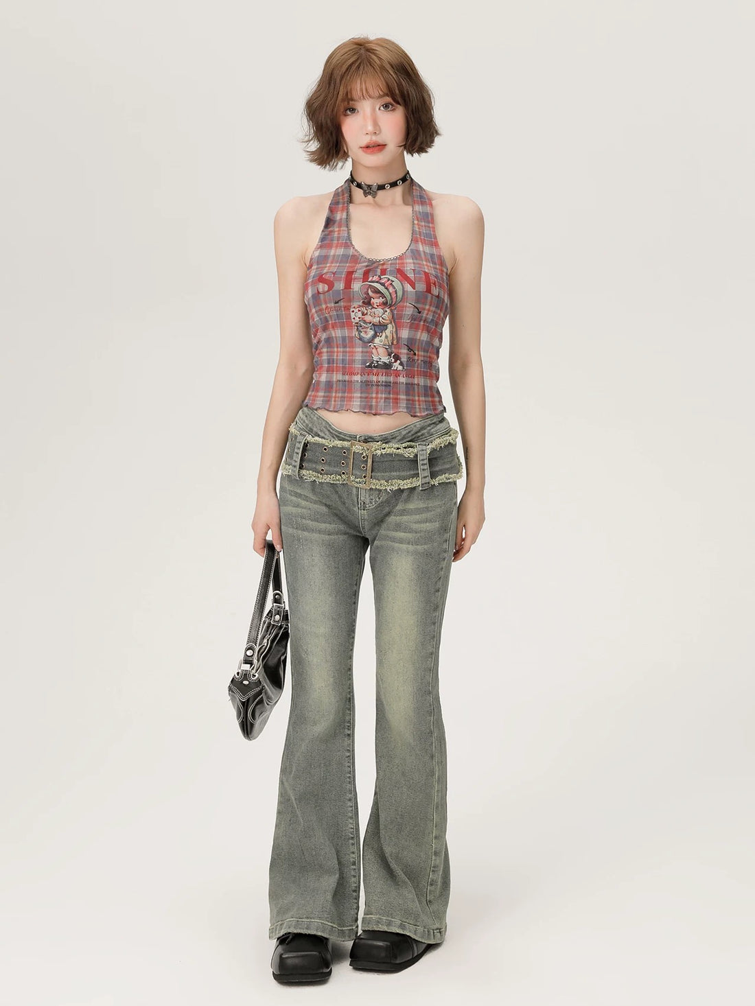 Detail shot of the mesh fabric emphasizing the top's breathable material.