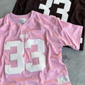 Y2K retro jersey t-shirt in breathable mesh fabric