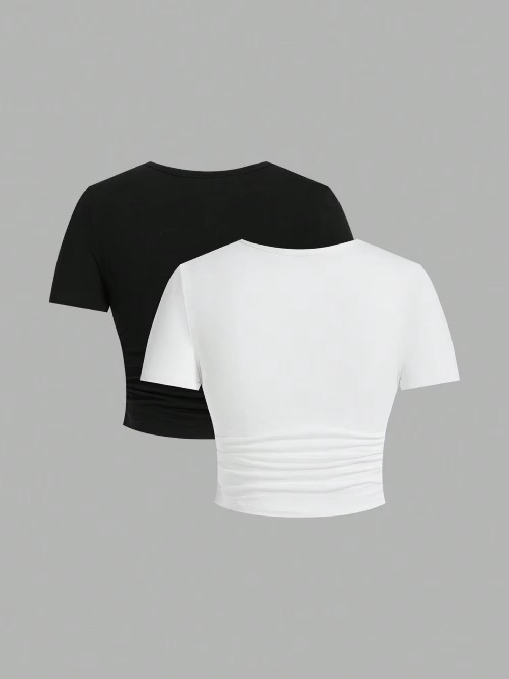 Red Spider Crop Top – Y2K Aesthetic Slim-Fit Women's T-Shirt
